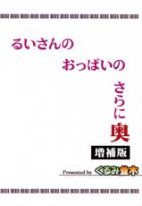(C80) [Kurumi Namiki / Walnut Avenue (Mita Kurumi)] Rui-san no Oppai no Sarani Oku Zouhoban (DREAM C CLUB)(Chinese)-(C80) [くるみ並木 (みたくるみ)] るいさんのおっぱいのさらに奥 増補版 (ドリームクラブ)[柒樱汉化]