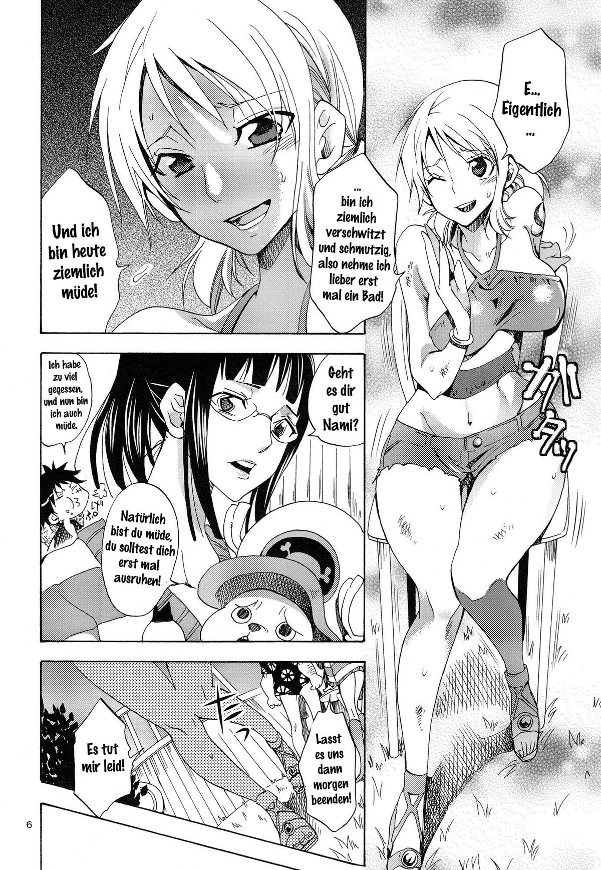 (SC48) [Kurionesha (YU-RI)] Erotic World (One Piece) [German/Deutsch] {Gu-De-Handarbeit.com} (サンクリ48) [くりおね社 (YU-RI)] Erotic World (ワンピース) [ドイツ翻訳]