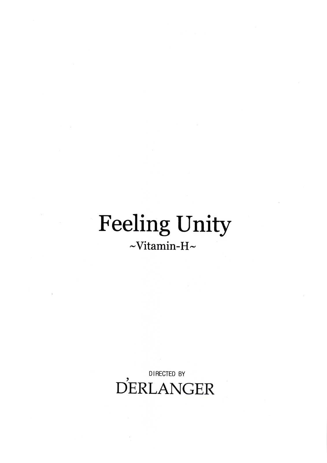 [D&#039;ERLANGER (Yamazaki Show)] Feeling Unity (Original) [D&#039;ERLANGER (夜魔咲翔)] Feeling Unity (オリジナル)