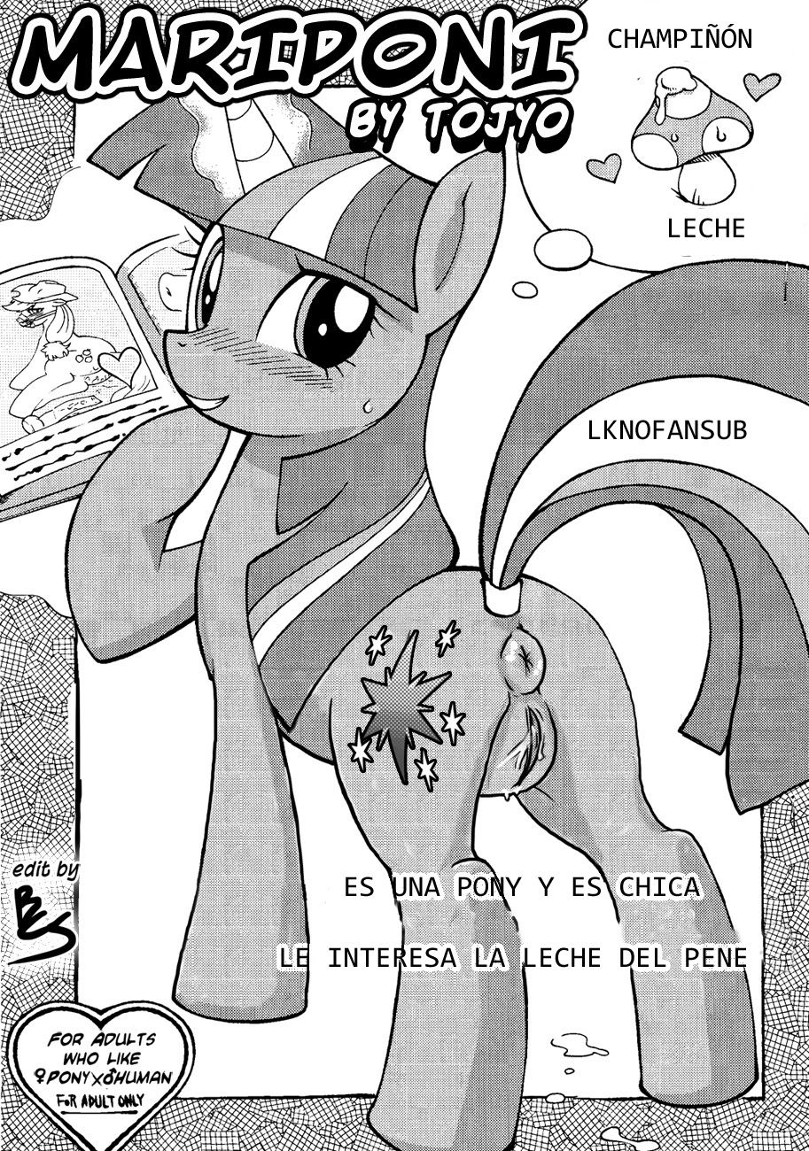 (Fur-st3) [Tengai Aku Juumonji (Akuno Toujou)] Mari Pony! Pony Datte Onnanoko! Ochinpo Milk ni Kyoumishinshin | Es una Pony y es Chica le Interesa la Leche del Pene (My Little Pony: Friendship is Magic) [Spanish] [LKNOFansub] [Decensored] (ふぁーすと3) [天外悪十文字 (悪の東丈)] まりぽに! ポニーだって女の子!おちんぽミルクに興味津々 (マイリトルポニー～トモダチは魔法～) [スペイン翻訳] [無修正]