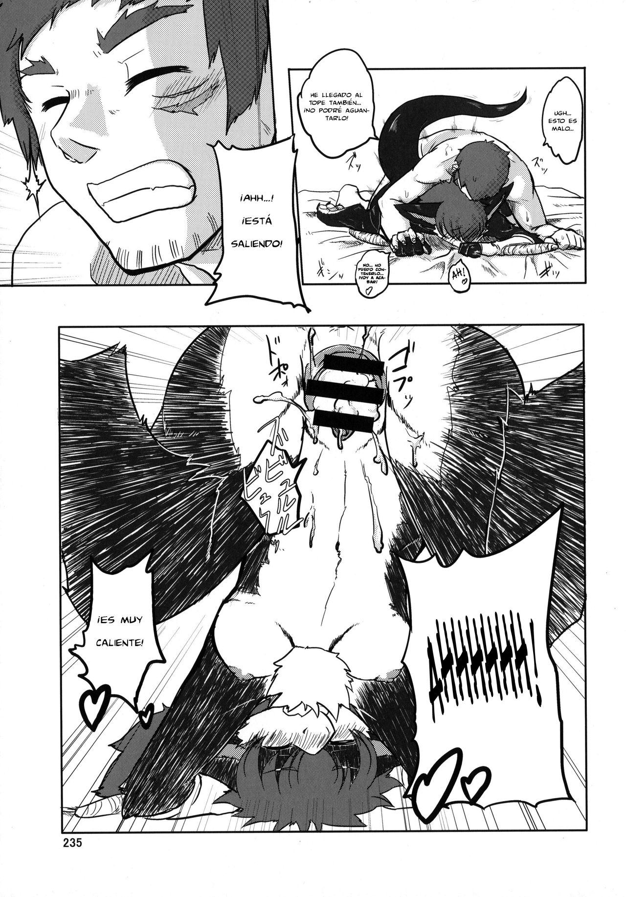 (C80) [TOVIC (Hironosuke)] Dokidoki MonHun Nikki | Dokidoki Monster Hunter Diary (Comic Kemostore 2) [Spanish] [SaHa] (C80) [TOVIC (火呂之助)] どきどきモンハン日記 (コミックケモストア2) [スペイン翻訳]